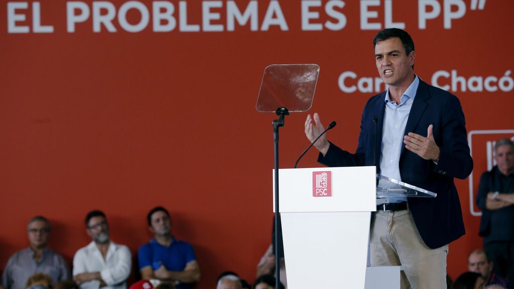 Sánchez marca distancias con Rajoy pese al 'frente común' contra el soberanismo