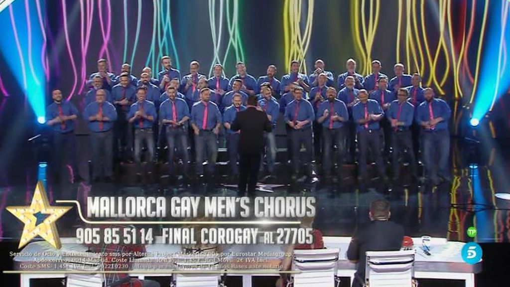 Los Mallorca’s gays men chorus llegan pisando fuerte a la semifinal de ‘Got Talent’