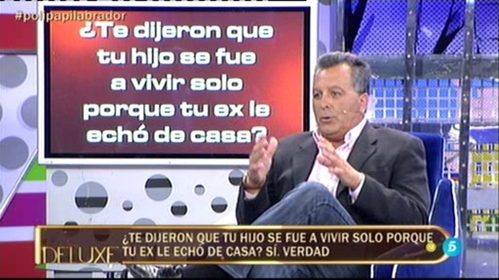 El padre de Labrador, sobre su hijo: "Me dijeron que mi ex echó a mi hijo de casa"