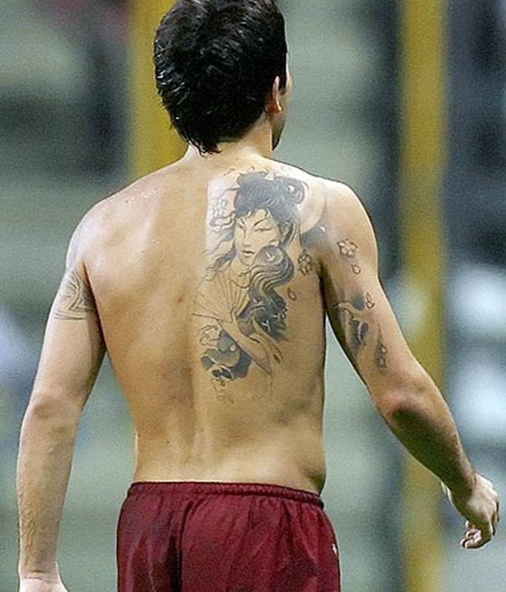 Los tatuajes más estridentes de los futbolístas