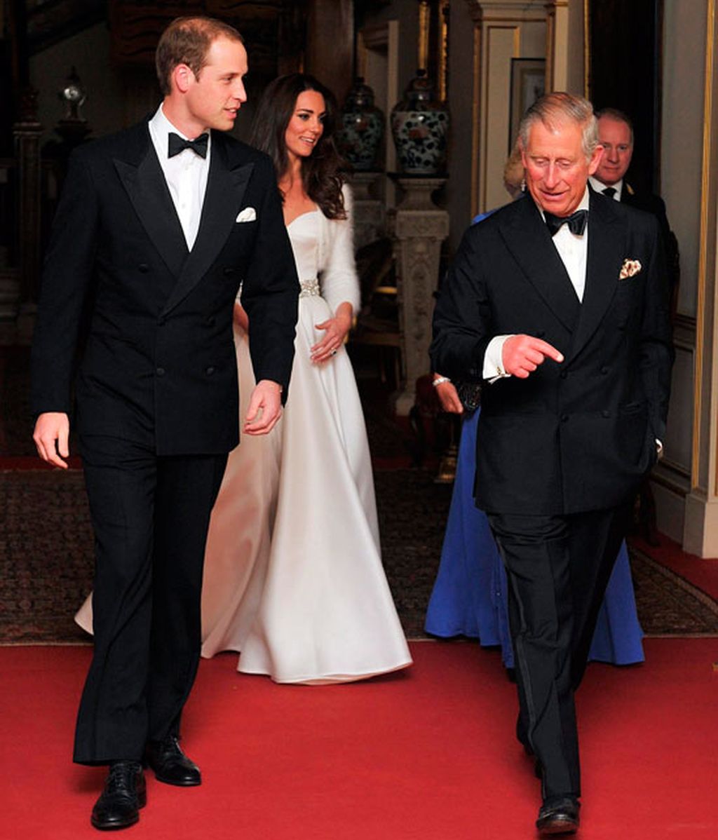 LOS DUQUES DE CAMBRIDGE EN LA CENA PRIVADA