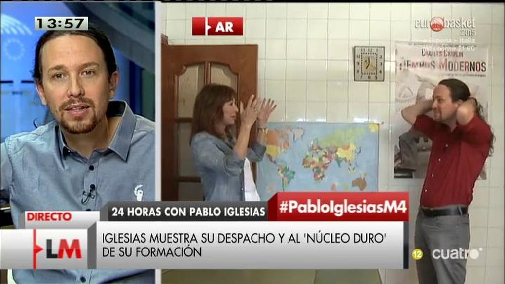 Pablo Iglesias, sobre el vídeo de 'AR': "Hacía falta que nos vean como somos"