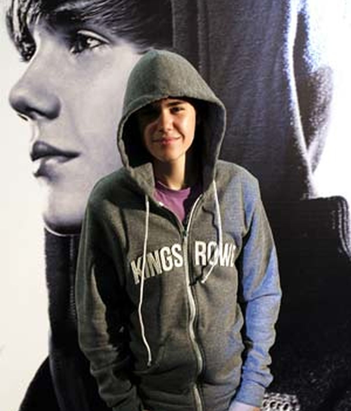 Justin Bieber, durante la presentación de su película 'Never Say Never', en Madrid. Foto: EFE