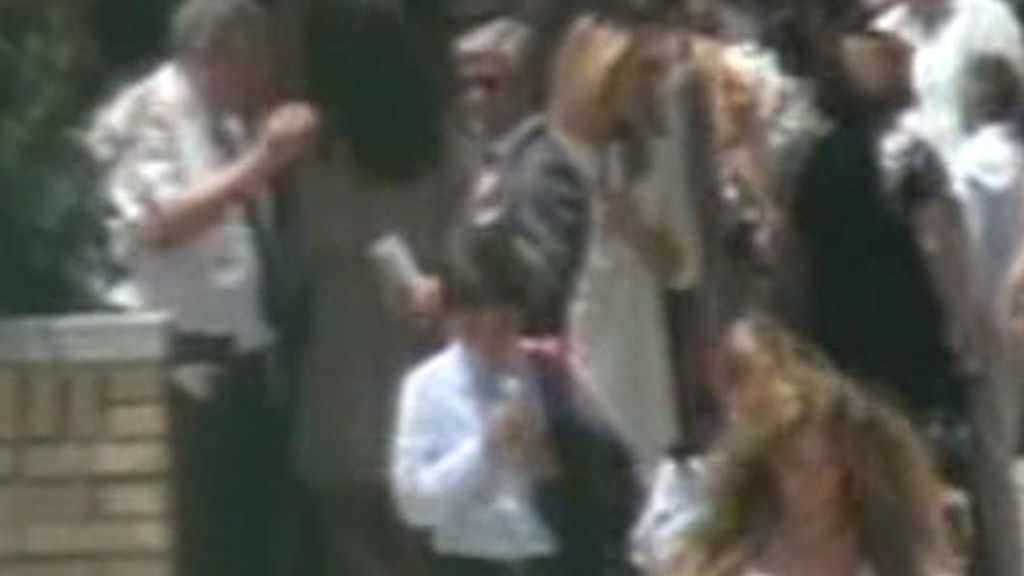 Espartaco y Patricia Rato, juntos en la comunión de su hijo Juan