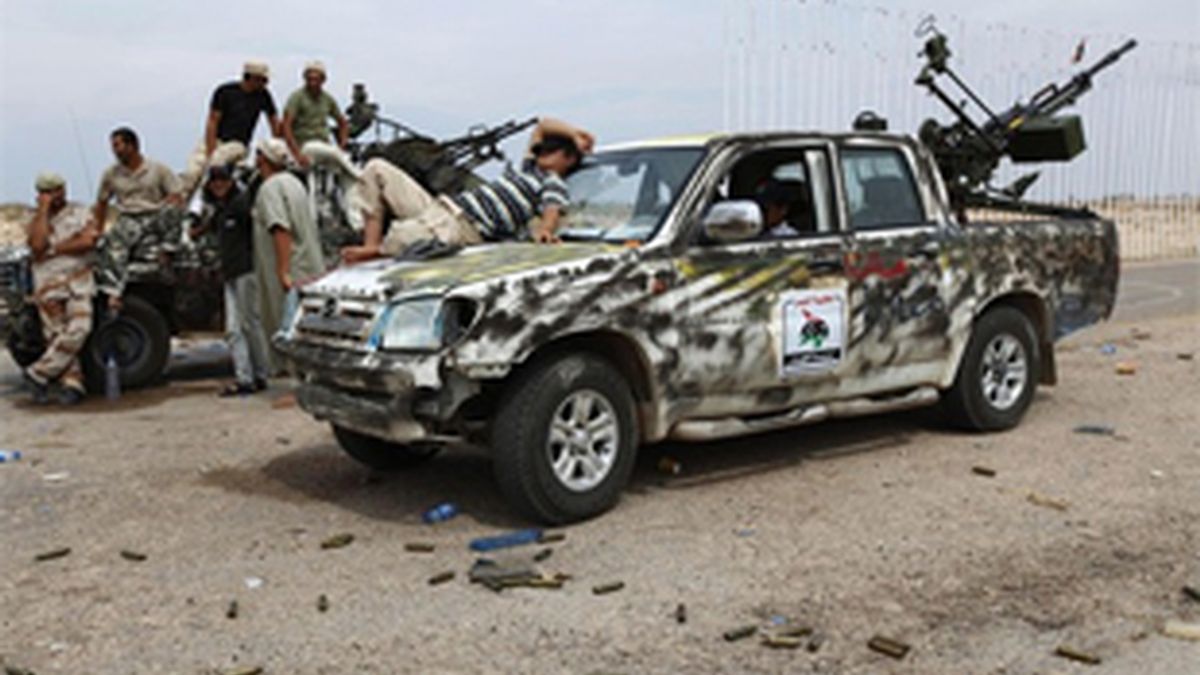 Los rebelden han asediado Sirte durante los últimos día. FOTO: Reuters