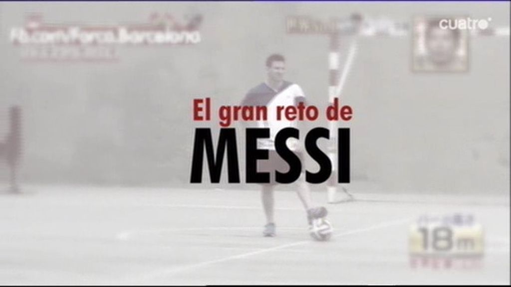 El gran reto de Messi: la televisión china pone a prueba el control de balón de Leo