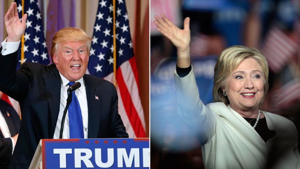 Clinton y Trump salen victoriosos del supermartes