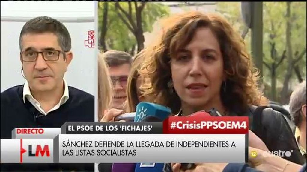 Patxi López: "La aceptación de Lozano es el reconocimiento de su disculpa”