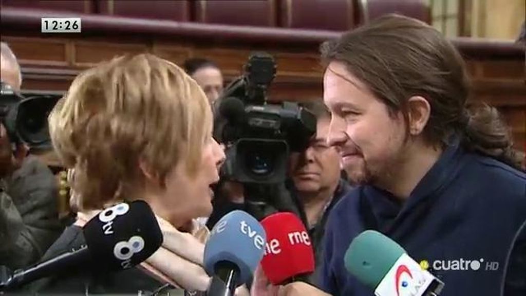 Villalobos ‘regaña’ a Pablo Iglesias en el Congreso por llamar corrupto al PP