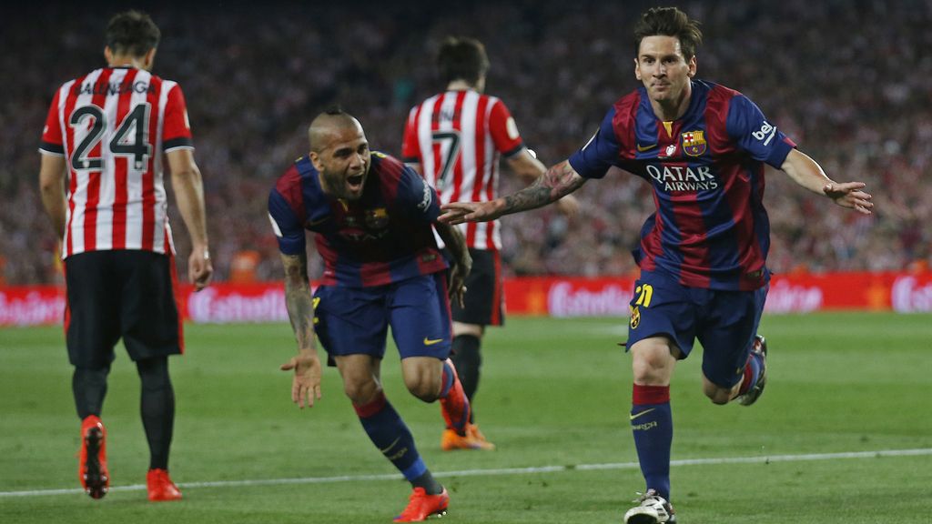El golazo antológico a cámara lenta de Messi en la Final de Copa  que pasará a la historia
