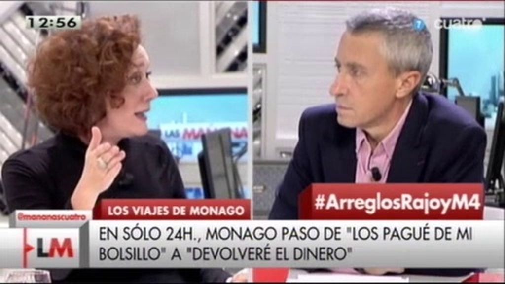 Cristina Fallarás: "El PP es un circo y ellos son los payasos"