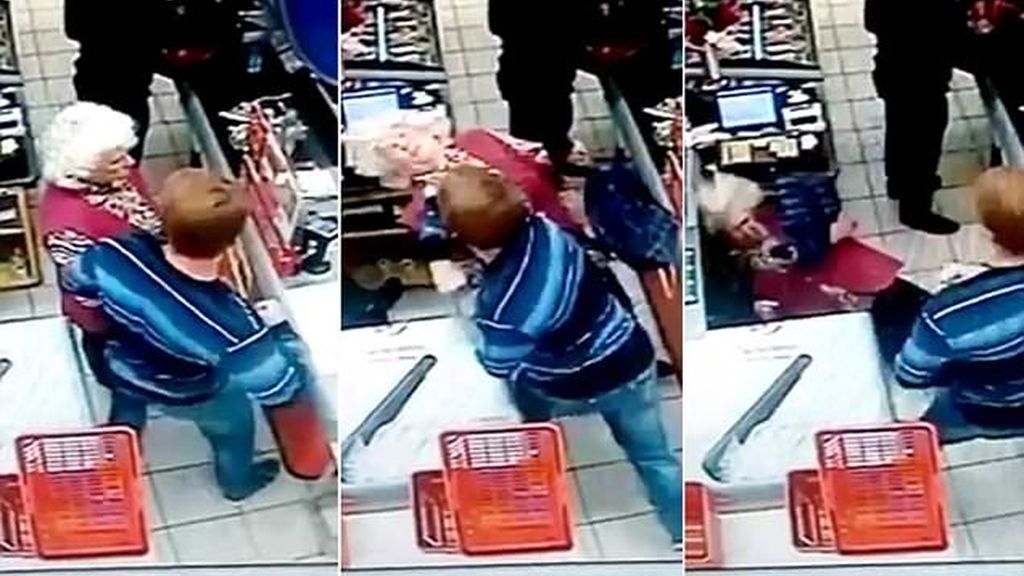 Brutal agresión a una mujer en un supermercado, sin motivo aparente