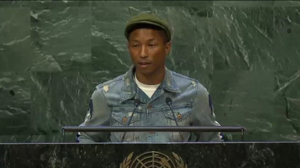La ONU celebra con Pharrell Williams el Día Internacional de la Felicidad