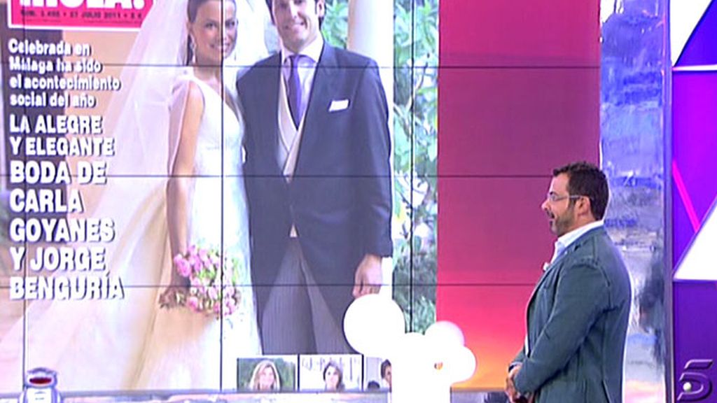 La boda de Carla Goyanes, en la portada de '¡Hola!'