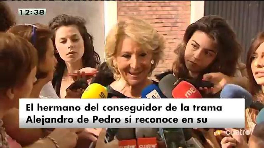 Aguirre niega que De Pedro hiciera trabajos para ella: “A otra cosa mariposa”