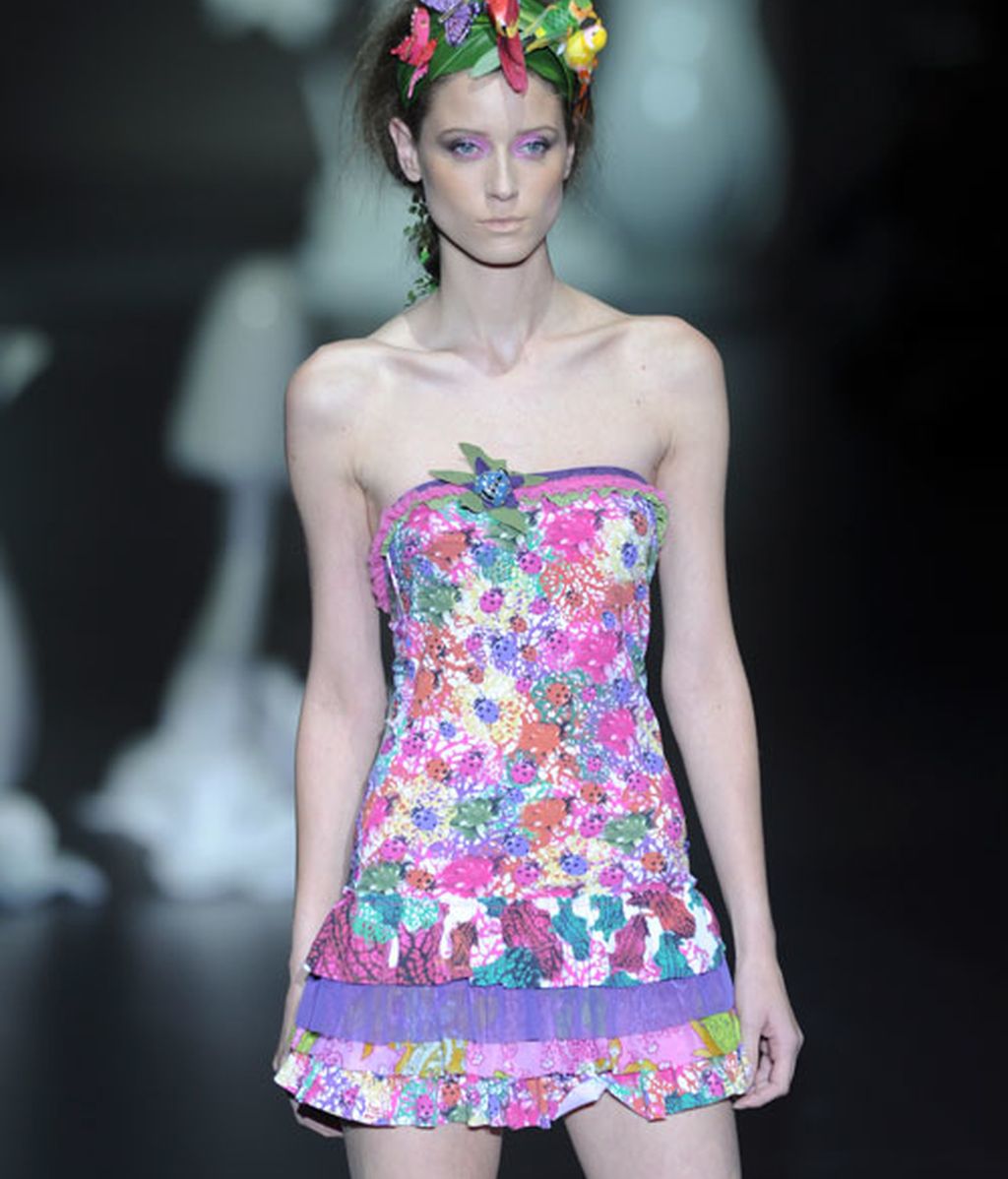 Baños en verde y rosa