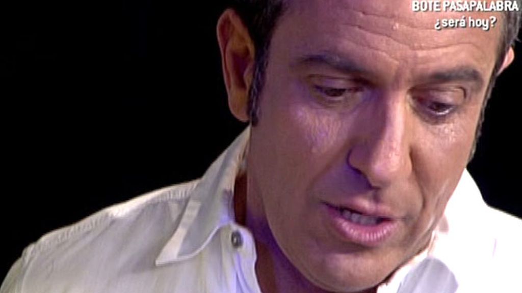 Víctor Sandoval, entre lágrimas