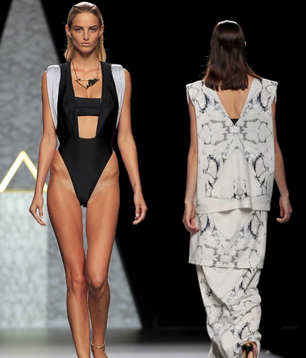 Las formas piramidales y el color flúor