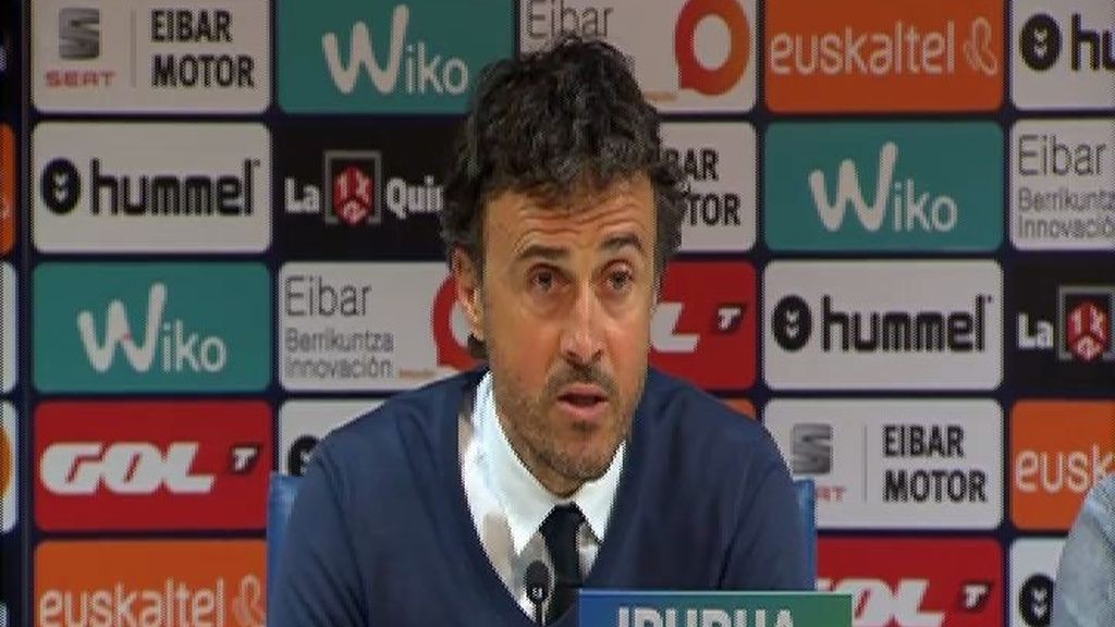 Luis Enrique: "Llegamos como líderes y en perfecto estado"