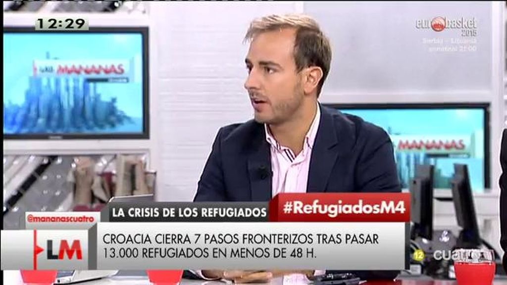 J. Dorado, sobre la crisis de refugiados: “Estamos en un espacio de libre circulación y tiene que haber un acuerdo de todos”