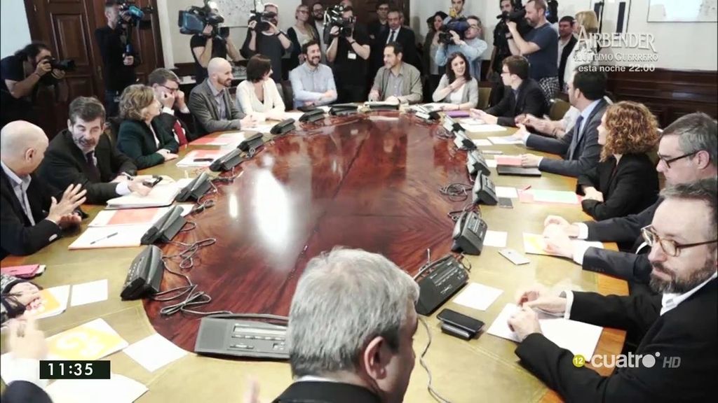 Así fue la reunión a tres de PSOE, Podemos y Ciudadanos