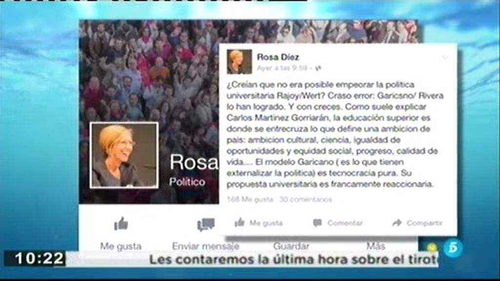 Rosa Díaz critica las propuestas en Educación de Ciudadanos