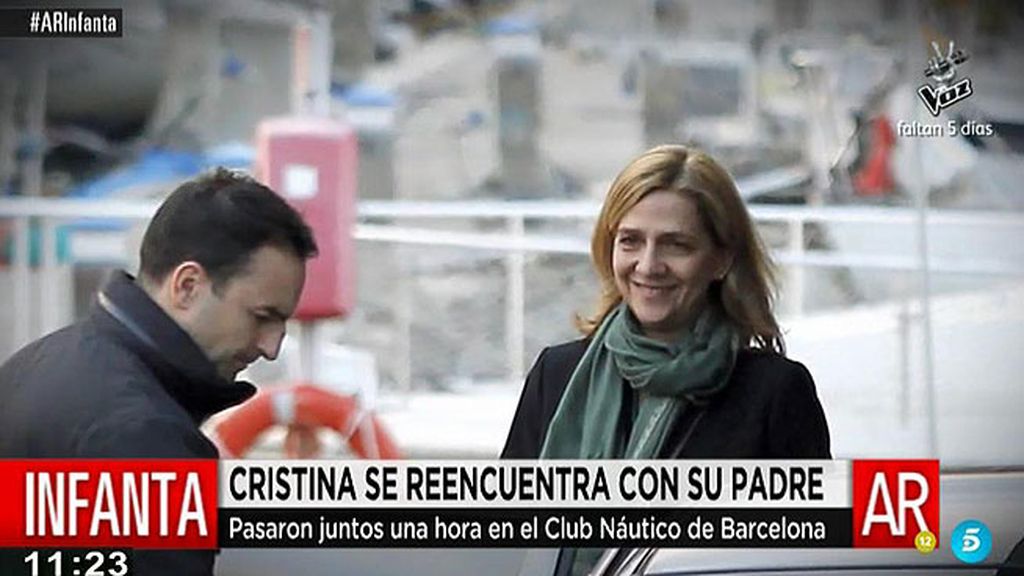 Doña Cristina ha pedido apoyo logístico y económico a su padre para volver a España