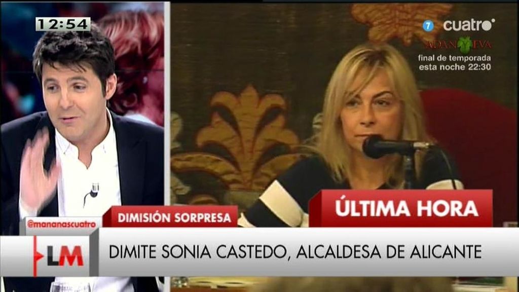 Jesús Cintora, sobre la dimisión de Castedo: "Dígale a sus hijas que no se puede amañar un concurso de obras públicas"