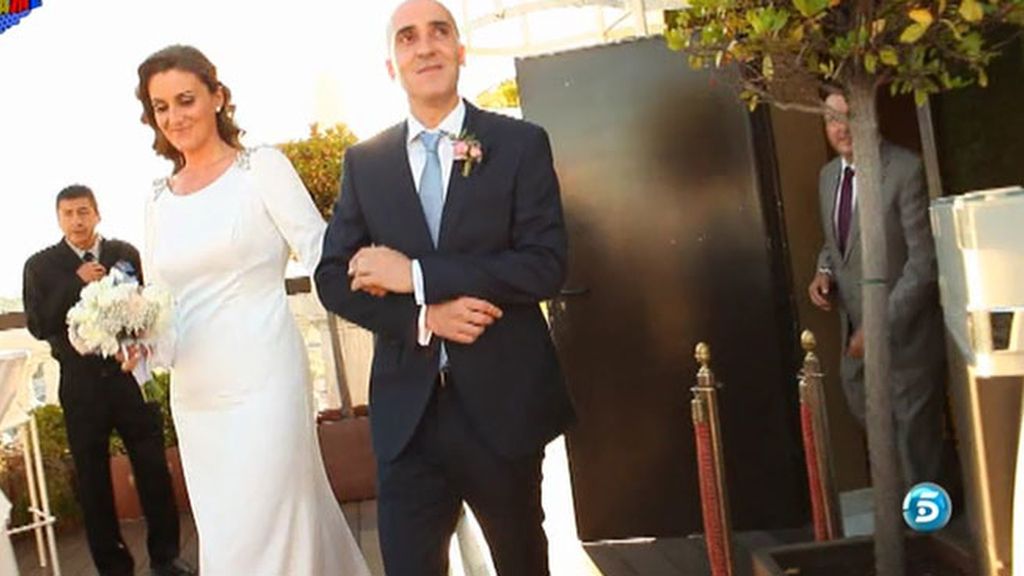 Colaboradores, directores, reporteros... El equipo, al completo en la boda de Carlota