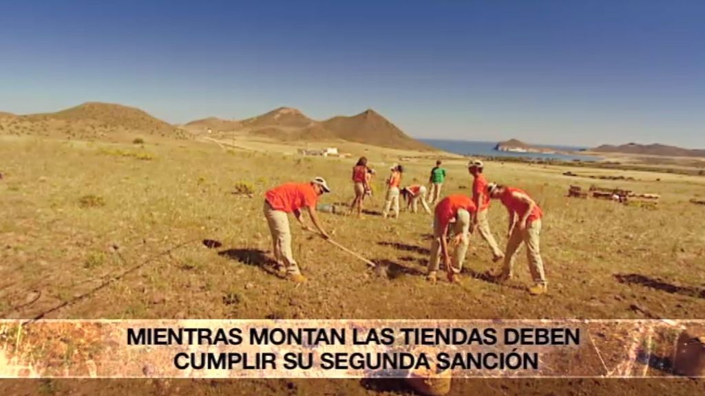 Primer día en el campamento