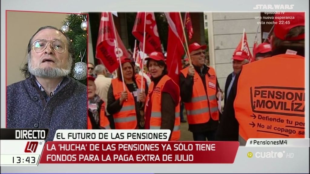 Niño Becerra: "El sistema de las pensiones está viciado desde el principio"