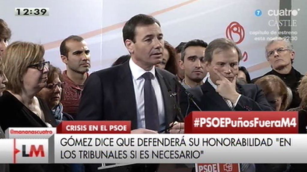 T. Gómez: “Voy a defender la democracia y a esta federación de los ataques”