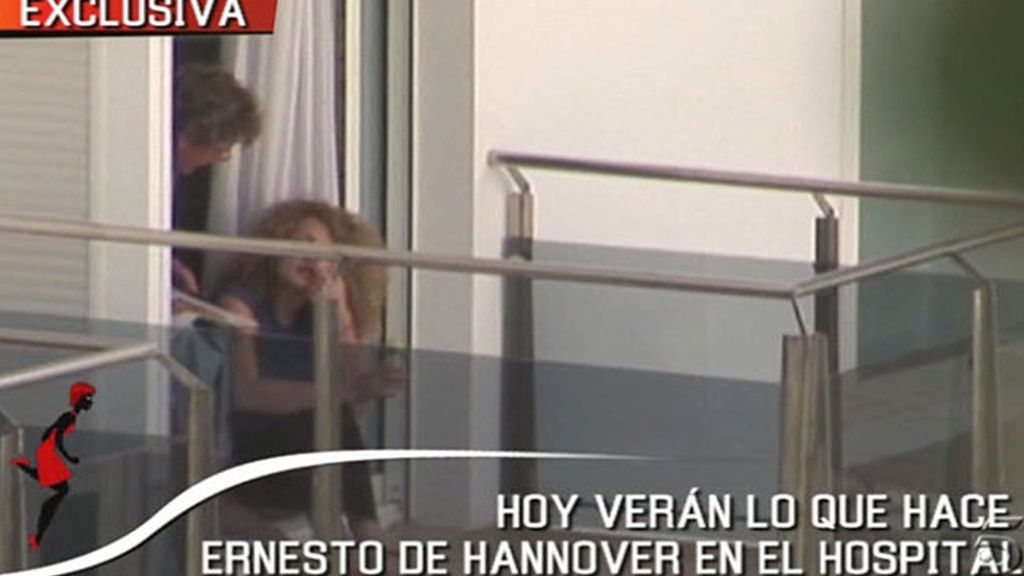 Hannover en la terraza de la clínica