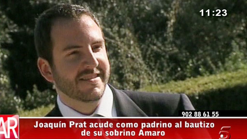 Durante la comida, Joaquín Prat dedicó unas cariñosas palabras a los amigos que acudieron al bautizo