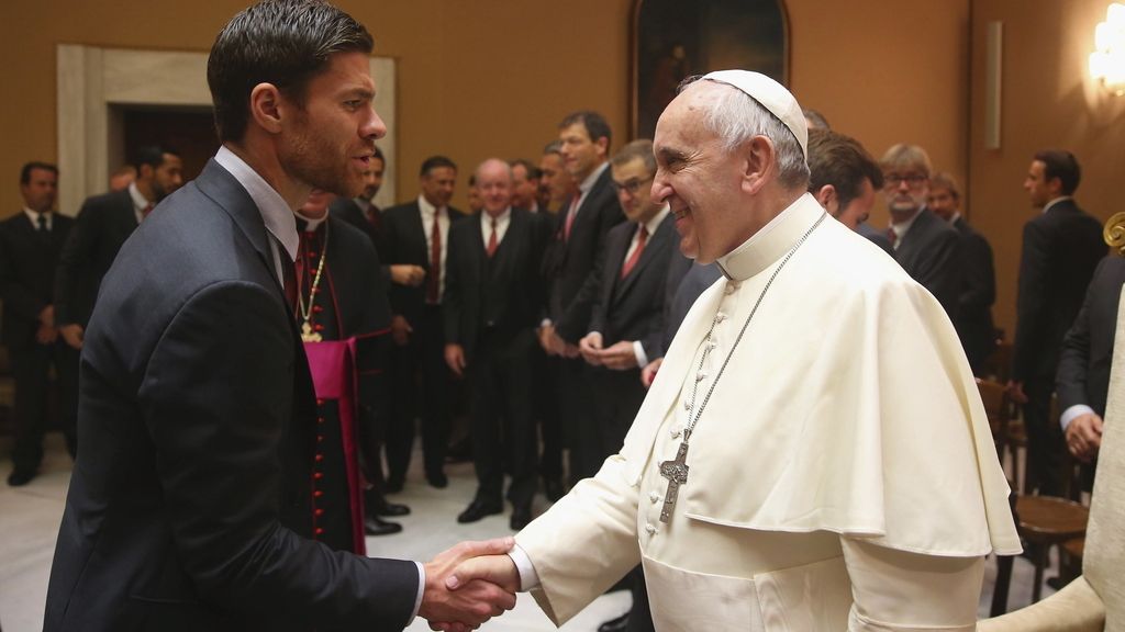 El Bayern de Munich visita al Papa