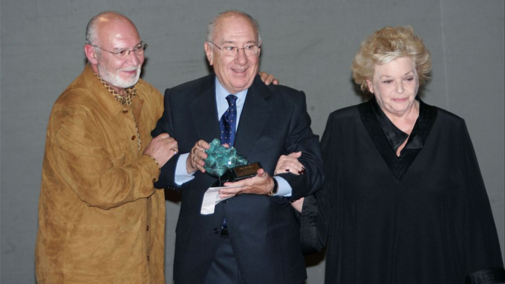 El actor Alfredo Landa durante la entrega de los premios Júbilo 2008
