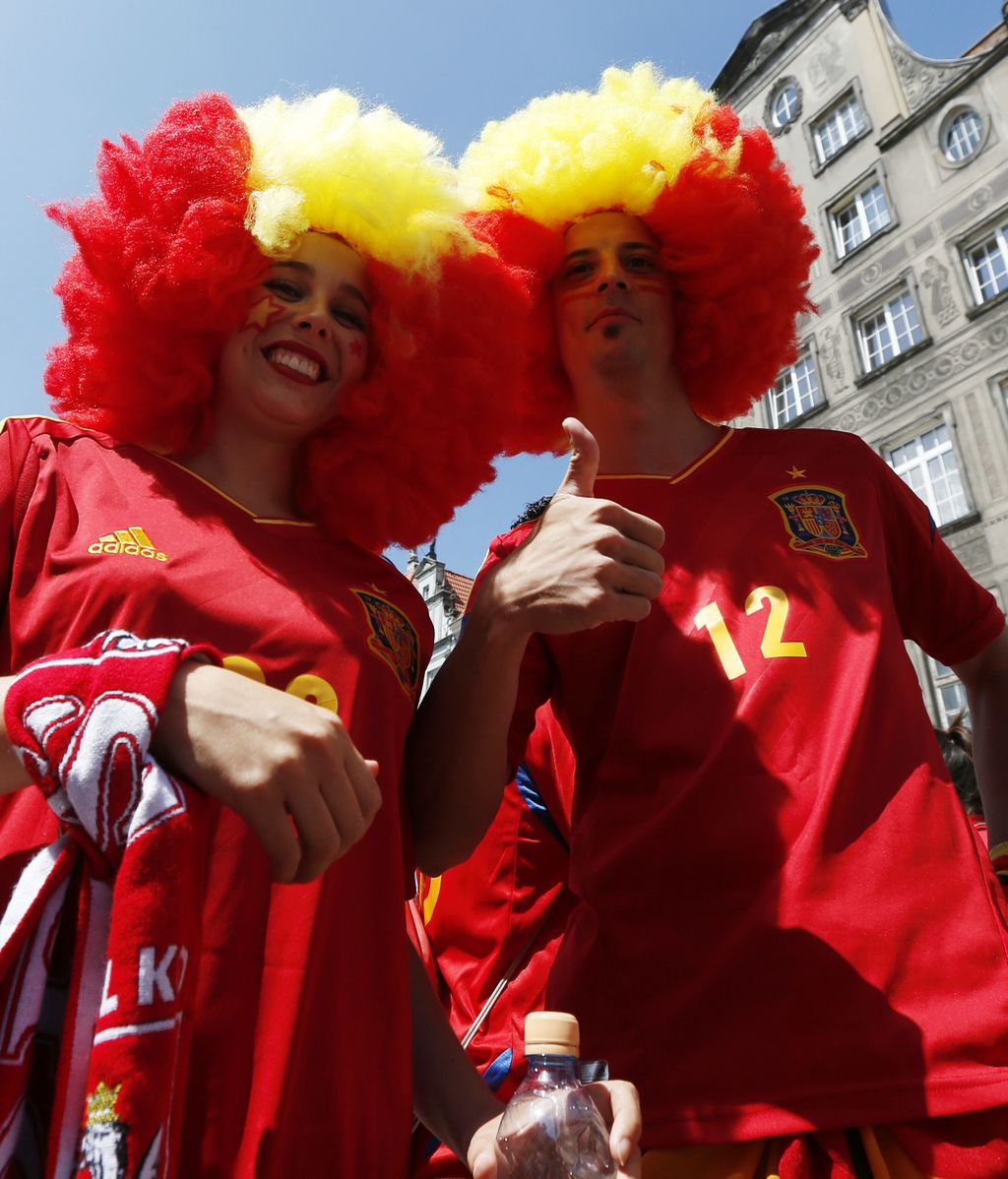 "El rojo" y "el arlequín" ya pueblan Gdansk