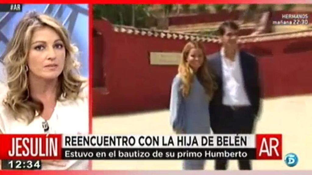 Jesulín se reencuentra con la hija de Belén