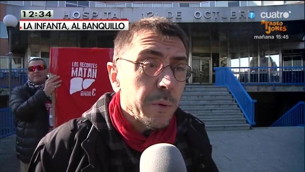 Juan Carlos Monedero: "Urdangarín aprendió de la familia Borbón”