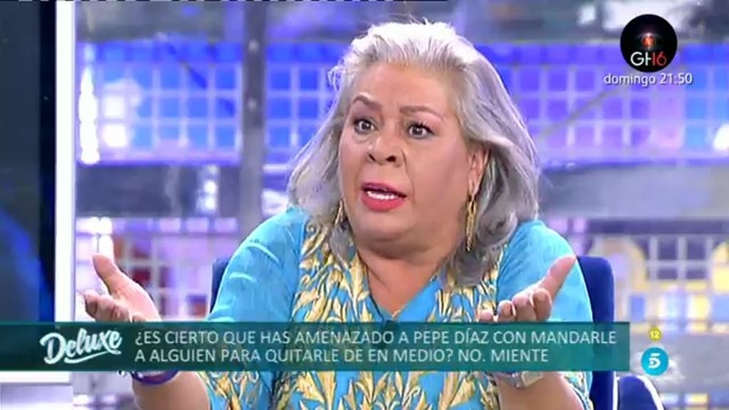El 'Polideluxe' descubre las amenazas que Carmen Gahona le ha hecho a Pepe Díaz