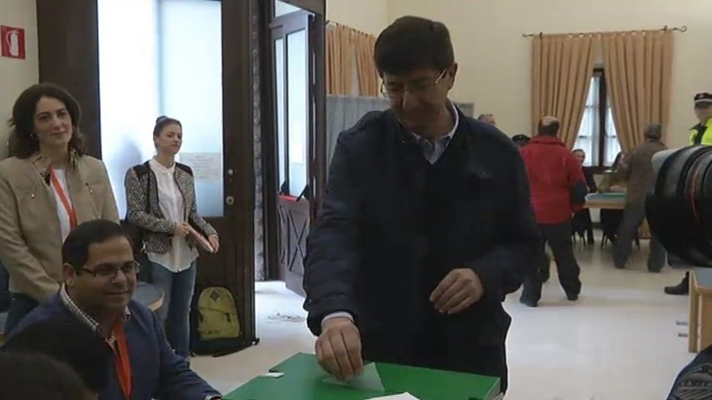 Juan Marín, de Ciudadanos, el más madrugador de los candidatos