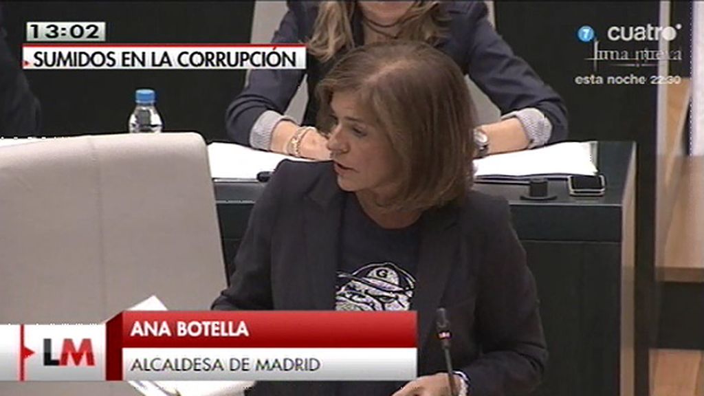 Ana Botella: “No se podrán contratar en puestos eventuales familiares directos”