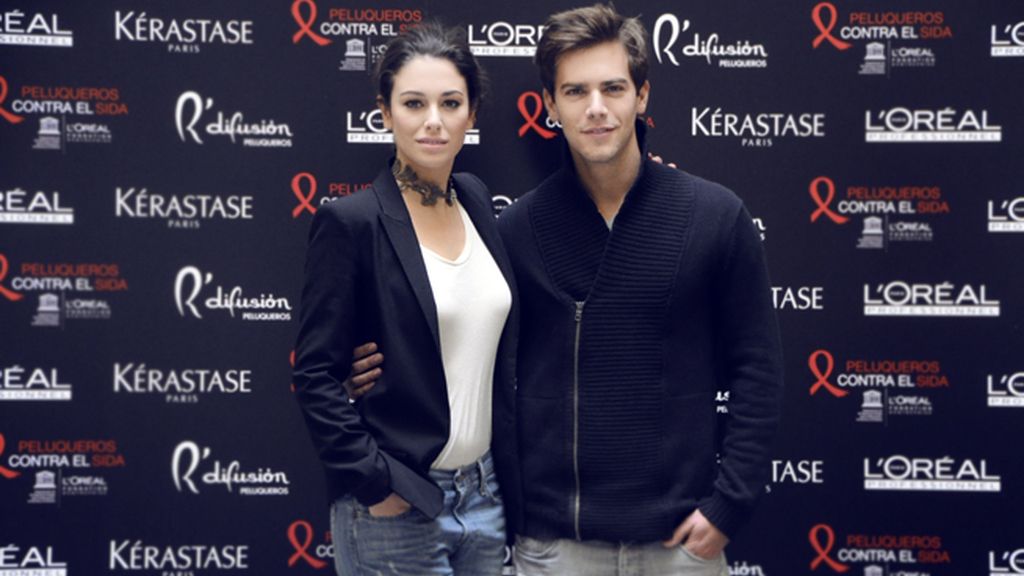 Blanca Suárez y Marc Clotet, 'peinados' contra el Sida