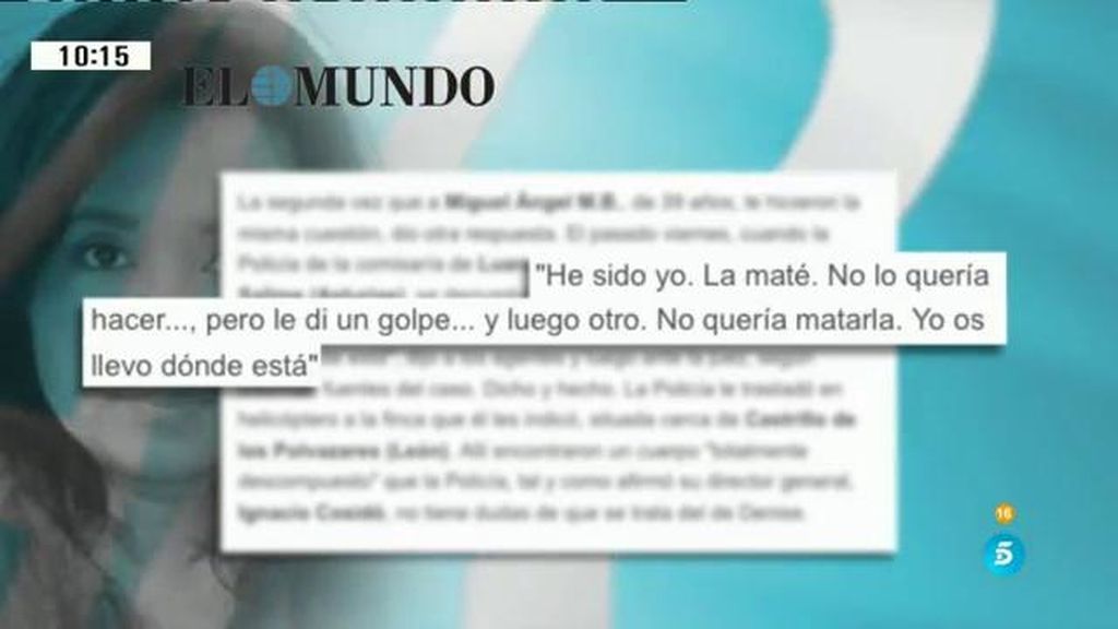 El asesino de la peregrina de Santiago: "He sido yo... os llevo donde está"