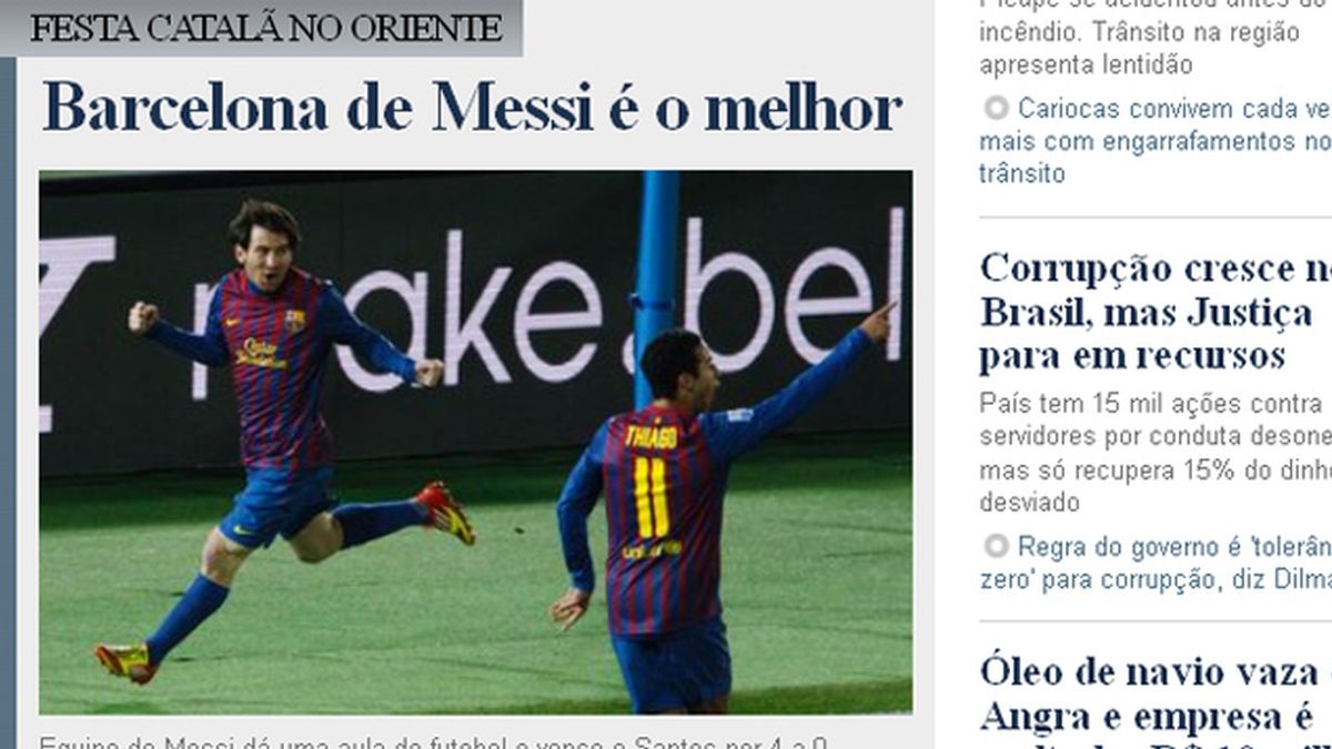 La prensa internacional se rinde ante el Barça