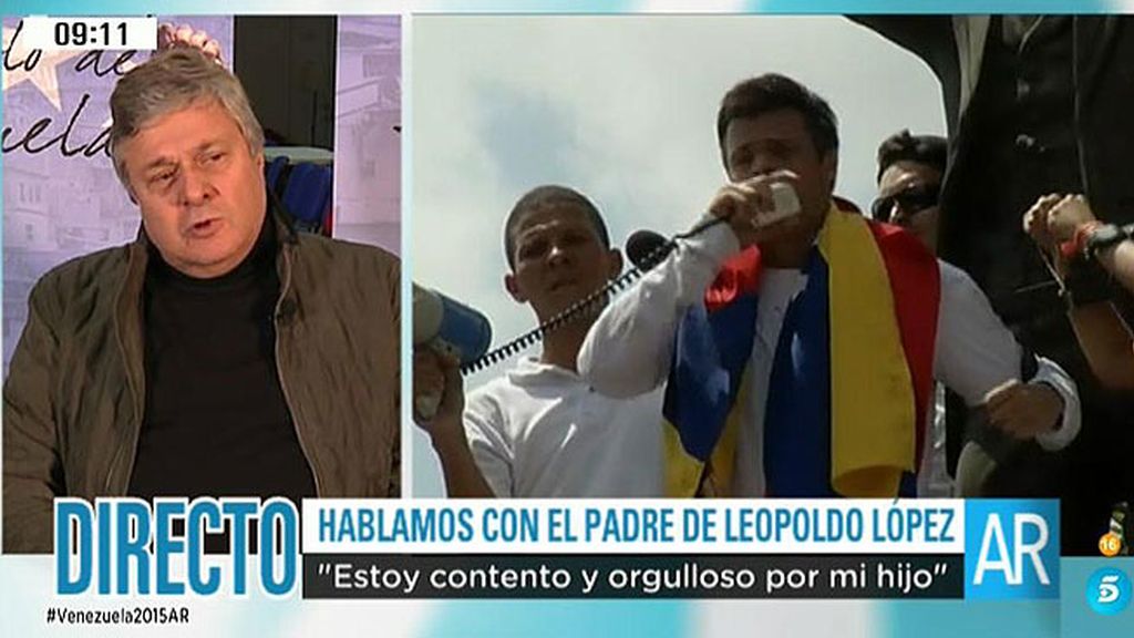 En 'AR' hablamos con el padre de Leopoldo López tras la derrota de Maduro