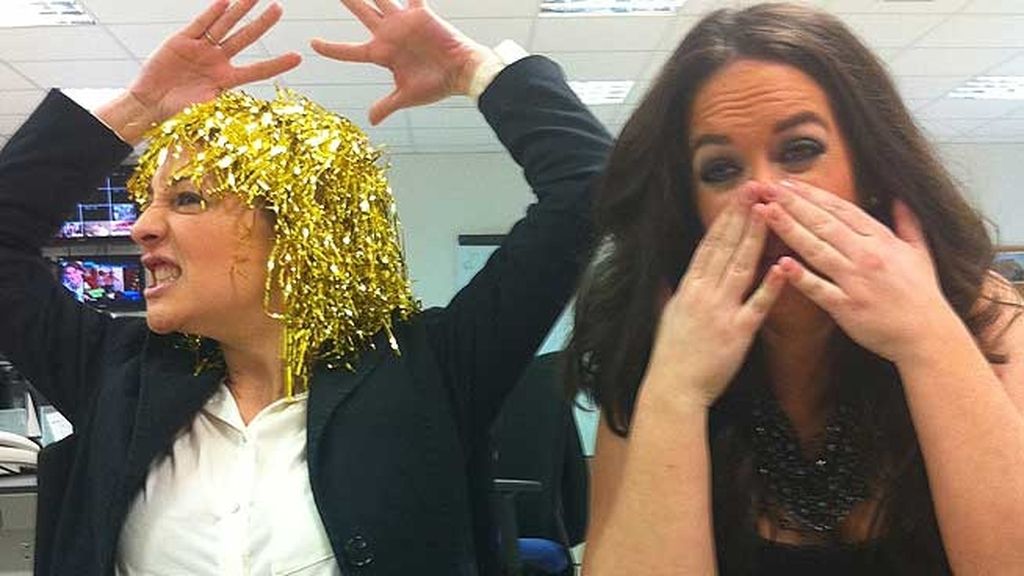 Rosario Morán, Alberto Melendi, Malú Egea, Celia Bisbal, y las gemelas Ohiane y Sandra Llasera