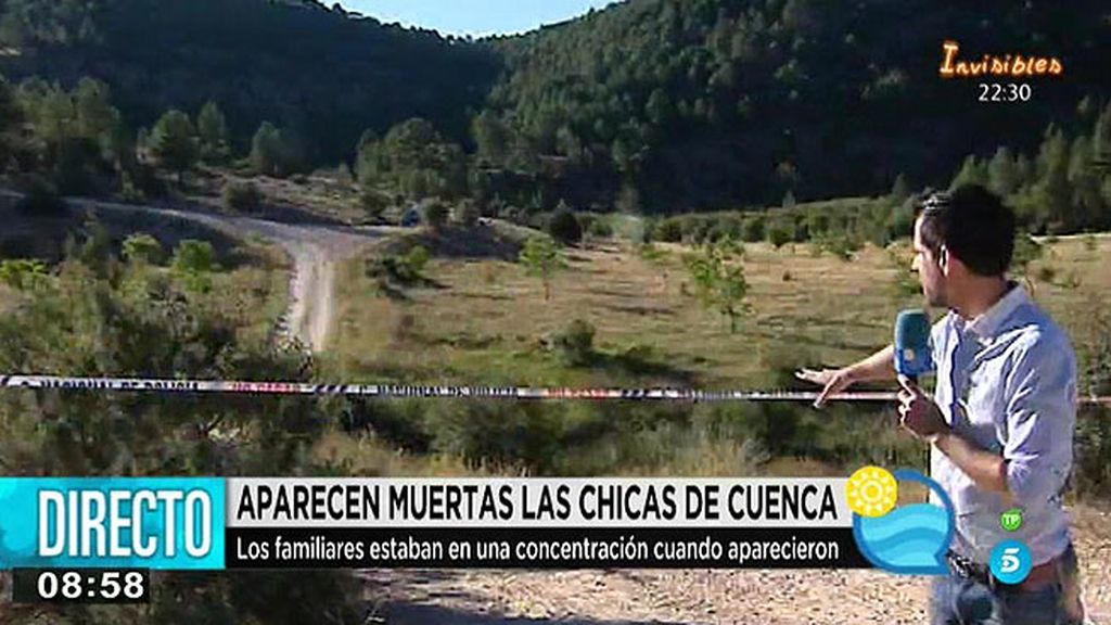 La policía busca pistas en la zona donde aparecieron los cuerpos de Marina y Laura