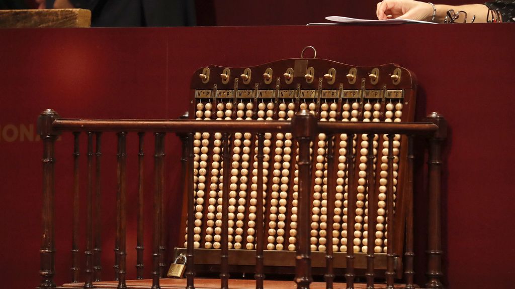 Tablas con las bolas extraídas