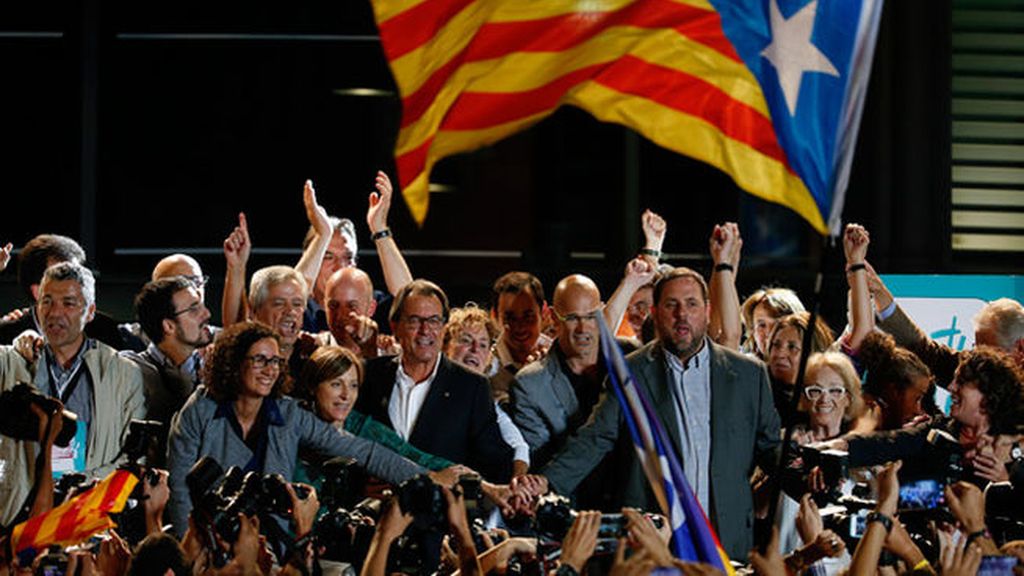 Euforia independentista en Cataluña